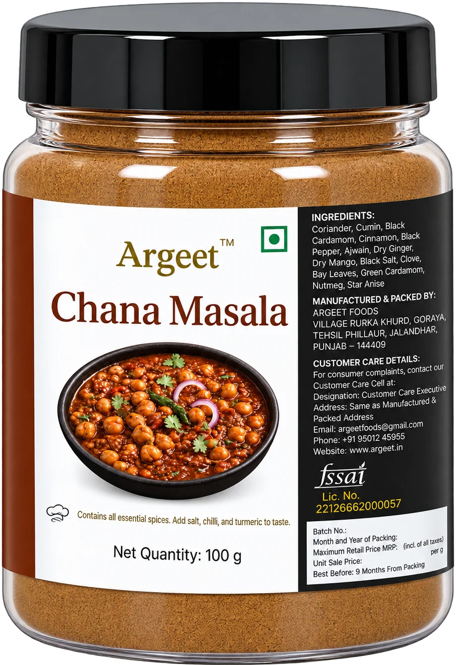 Argeet Chana Masala Jar