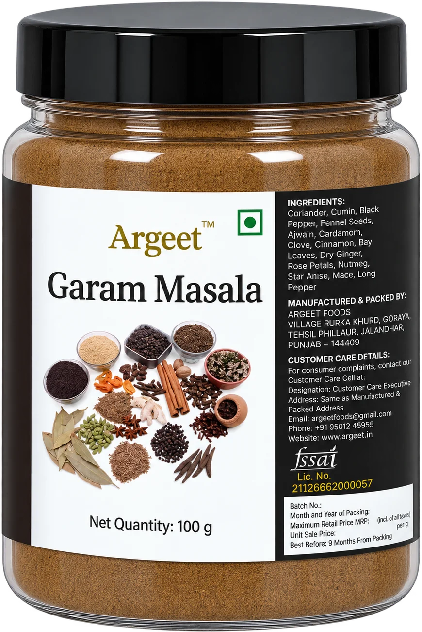 Argeet Garam Masala Jar