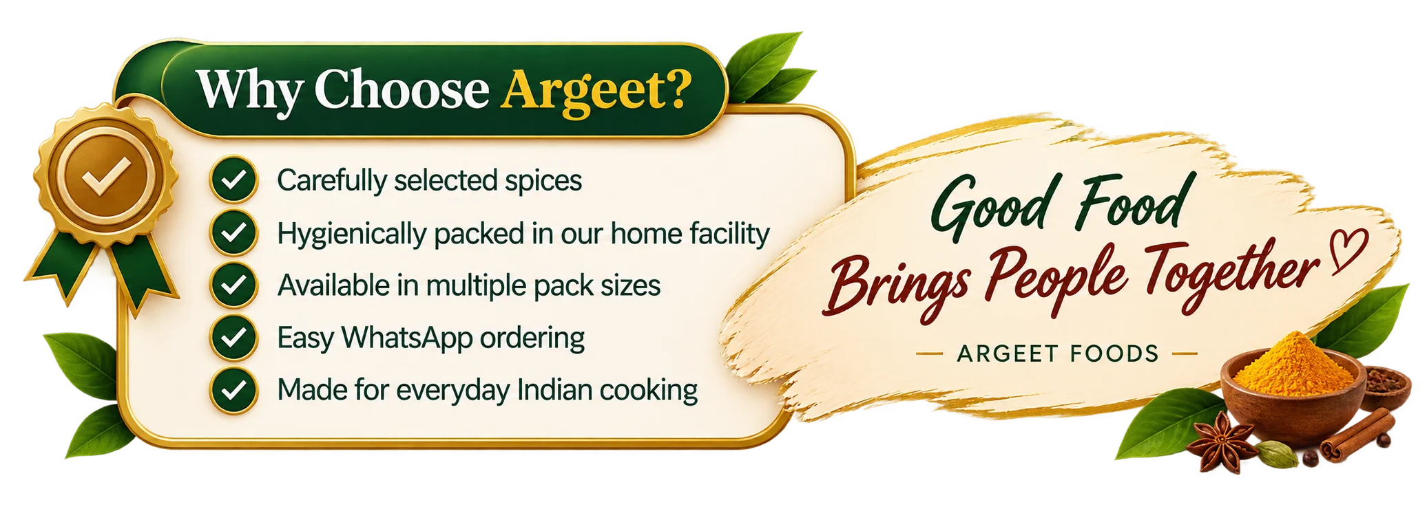Why Choose Argeet Spices